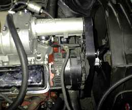 The blower is on