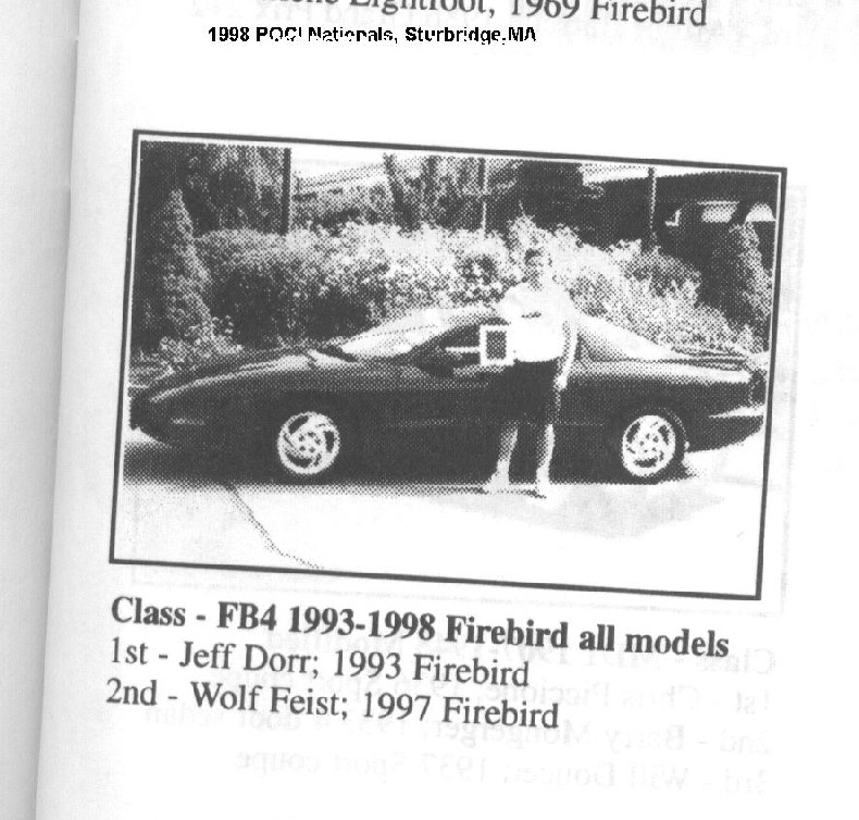 Pontiac Oakland Club International 1998 Class Winner